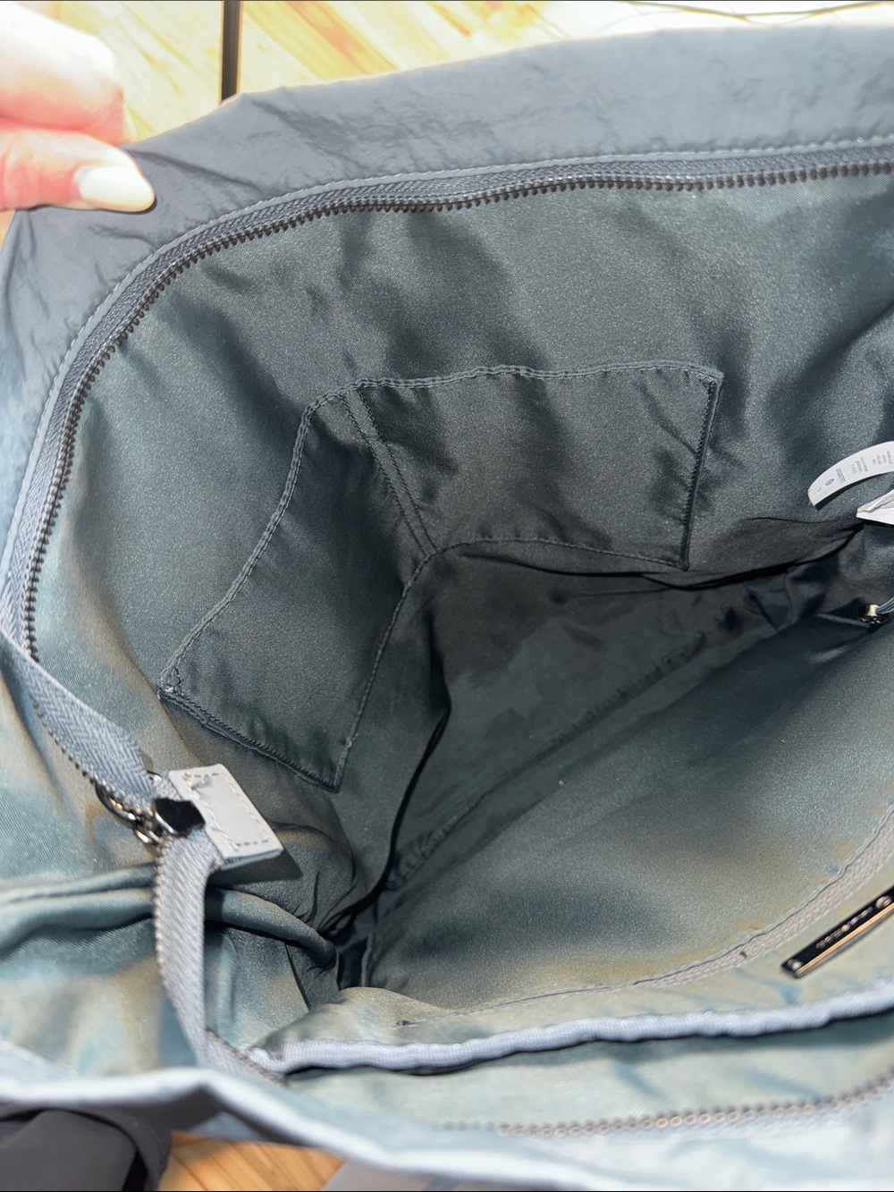 lululemon City Adventurer Tote Bag | Laptop Sleeve | Teal Grey - Picture 7 of 9